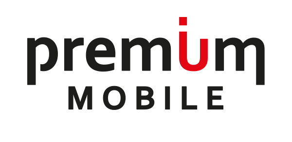 Logo przedstawiające napis Premium Mobile.